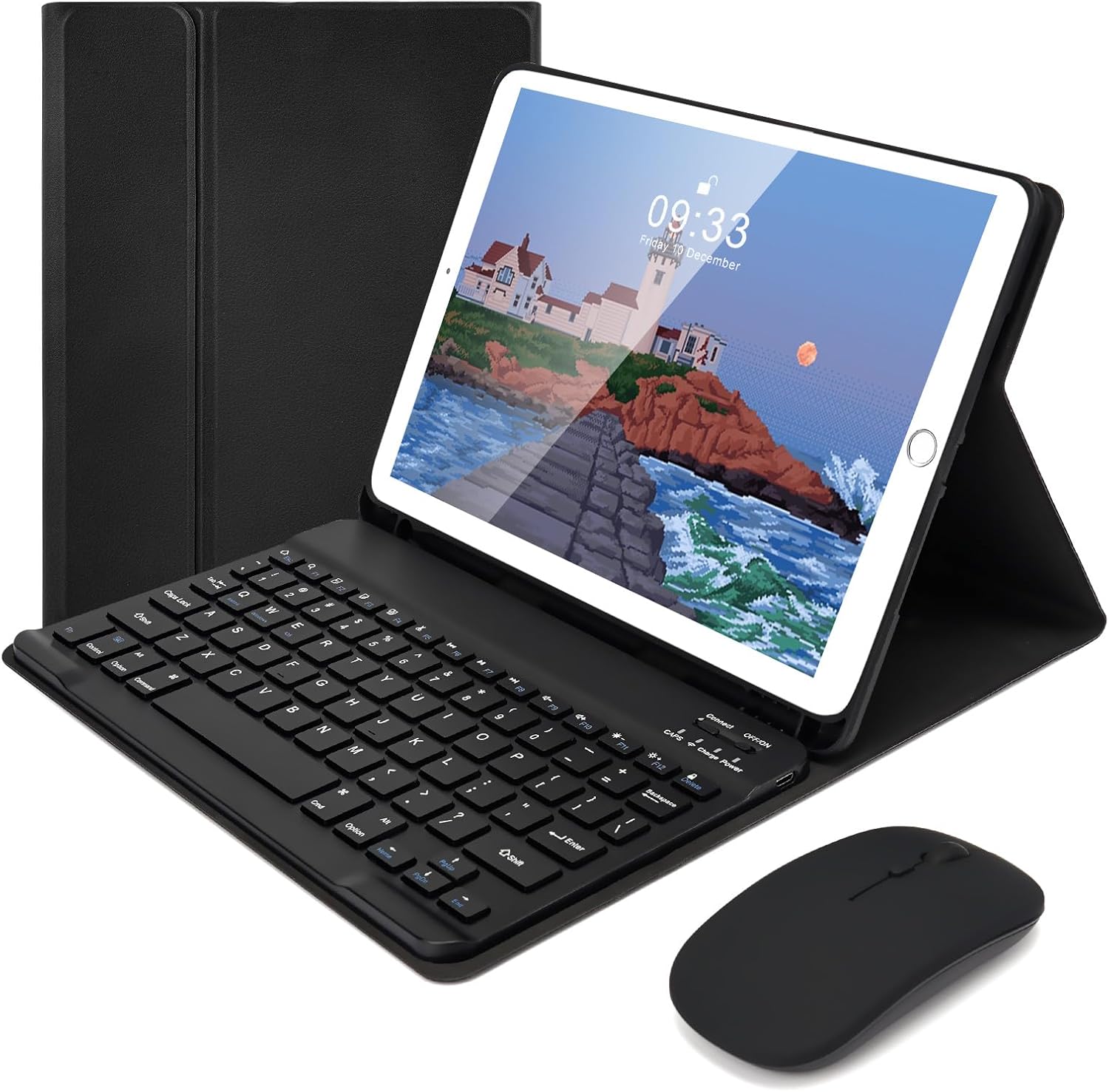 Lively Life Bluetooth Keyboard with Mouse for iPad 10.2 9th 2021/iPad 8th 2020/i...