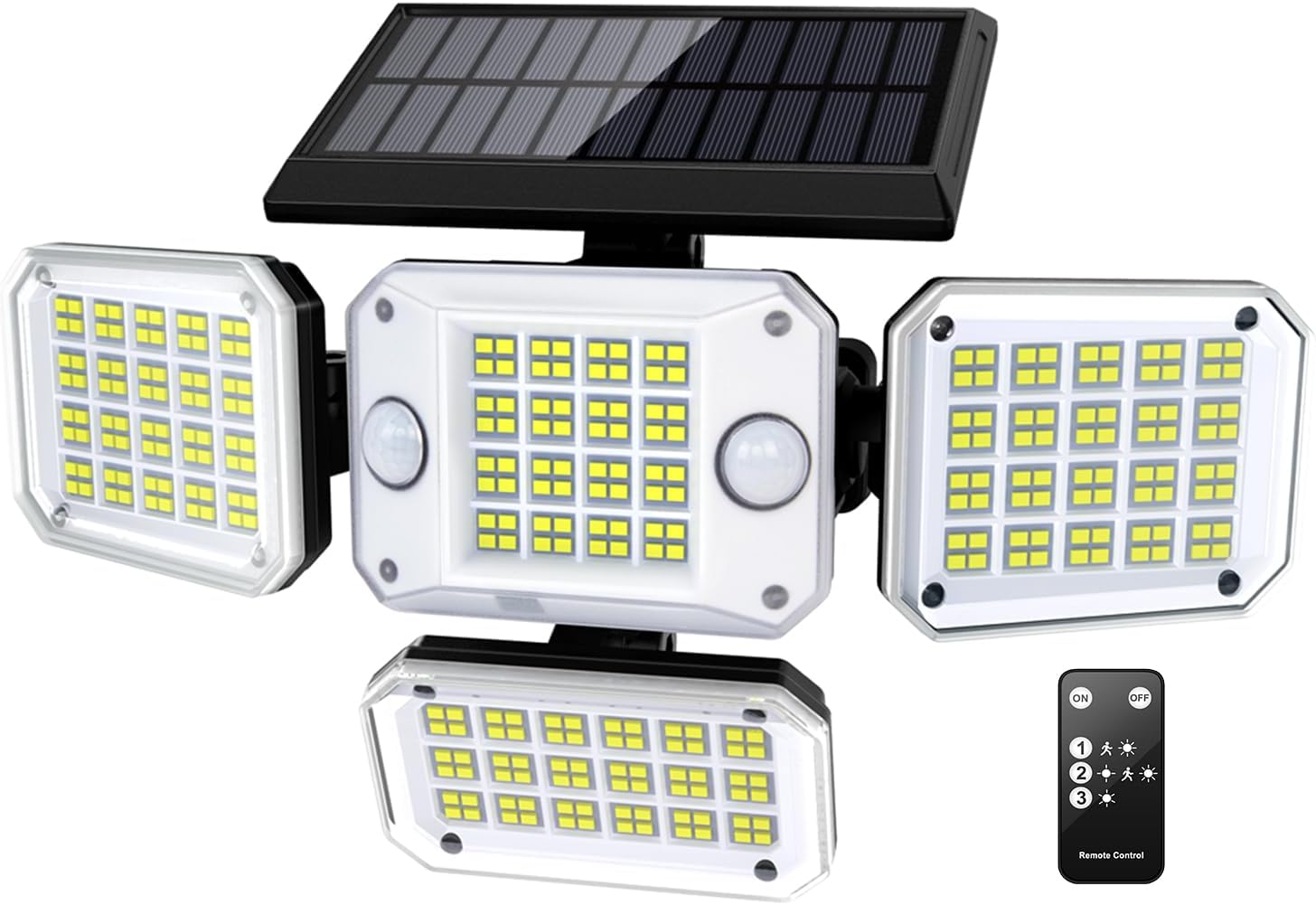 Solar Security Lights Outdoor - Dual Motion Sensor...