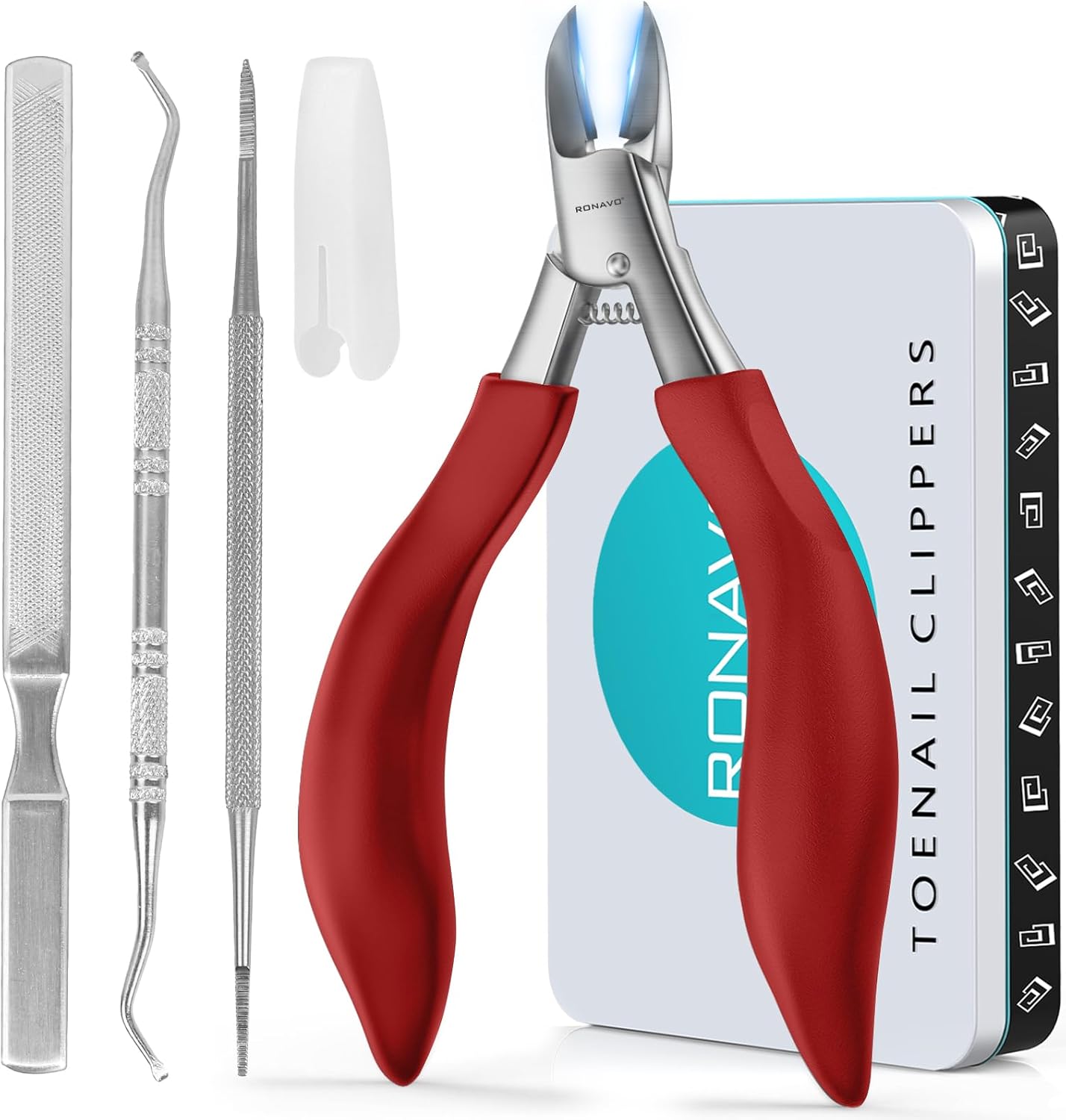Nail Clippers Set, Special Ingrown Toenail Treatment, Innovative Clippers for Pr...