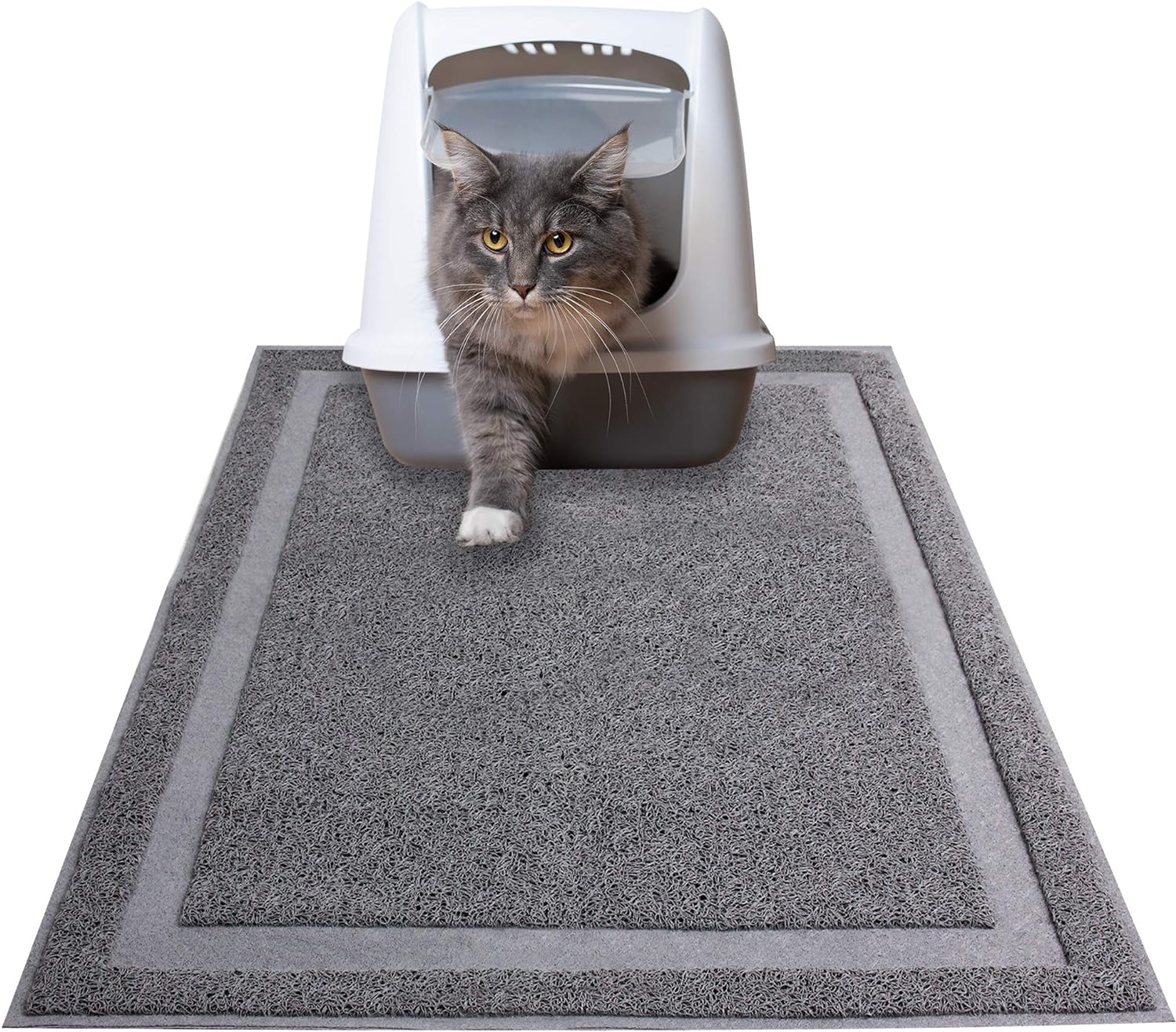 Pet Prime Cat Litter Mat 90 x 60 cm Litter Trapping Mat Non-slip Cat litter Mat...
