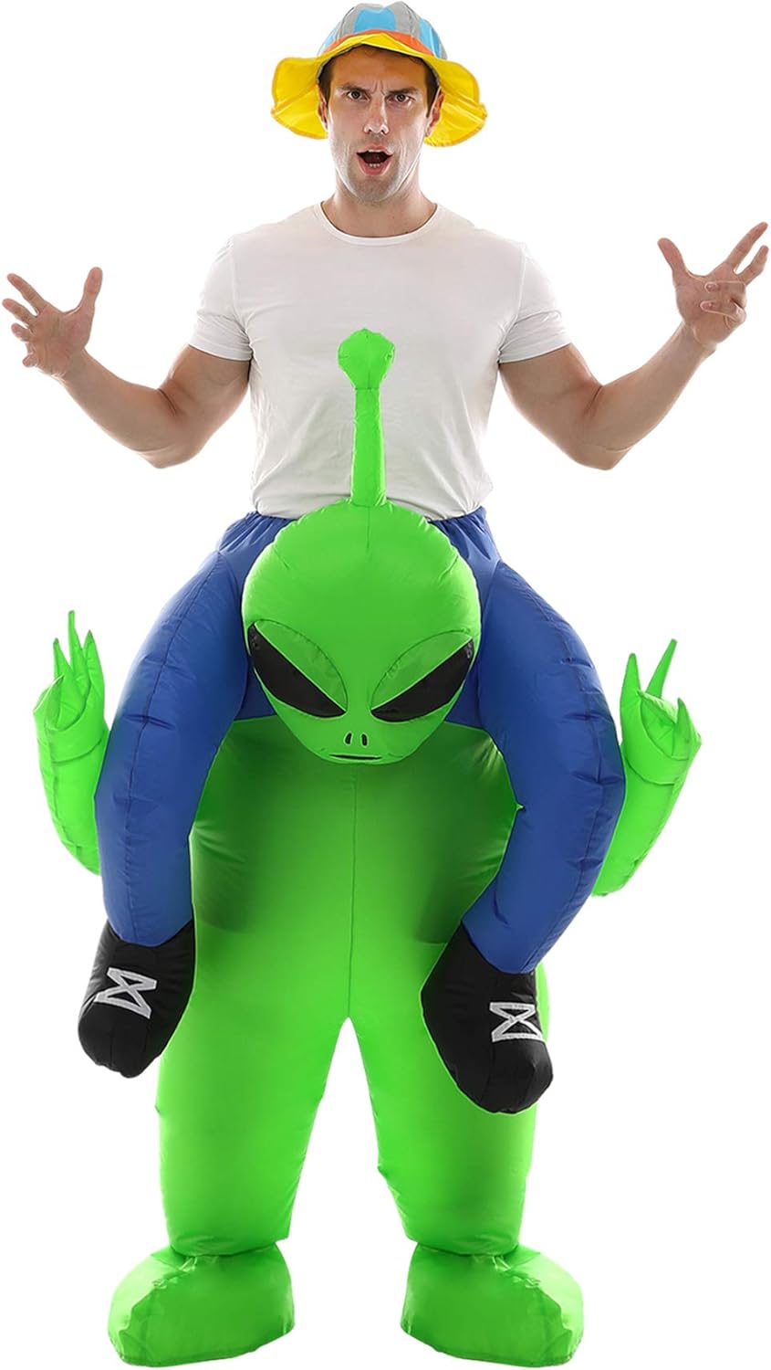 Double Couple Halloween Alien Costume, Special Halloween Blow up Costumes, Innov...