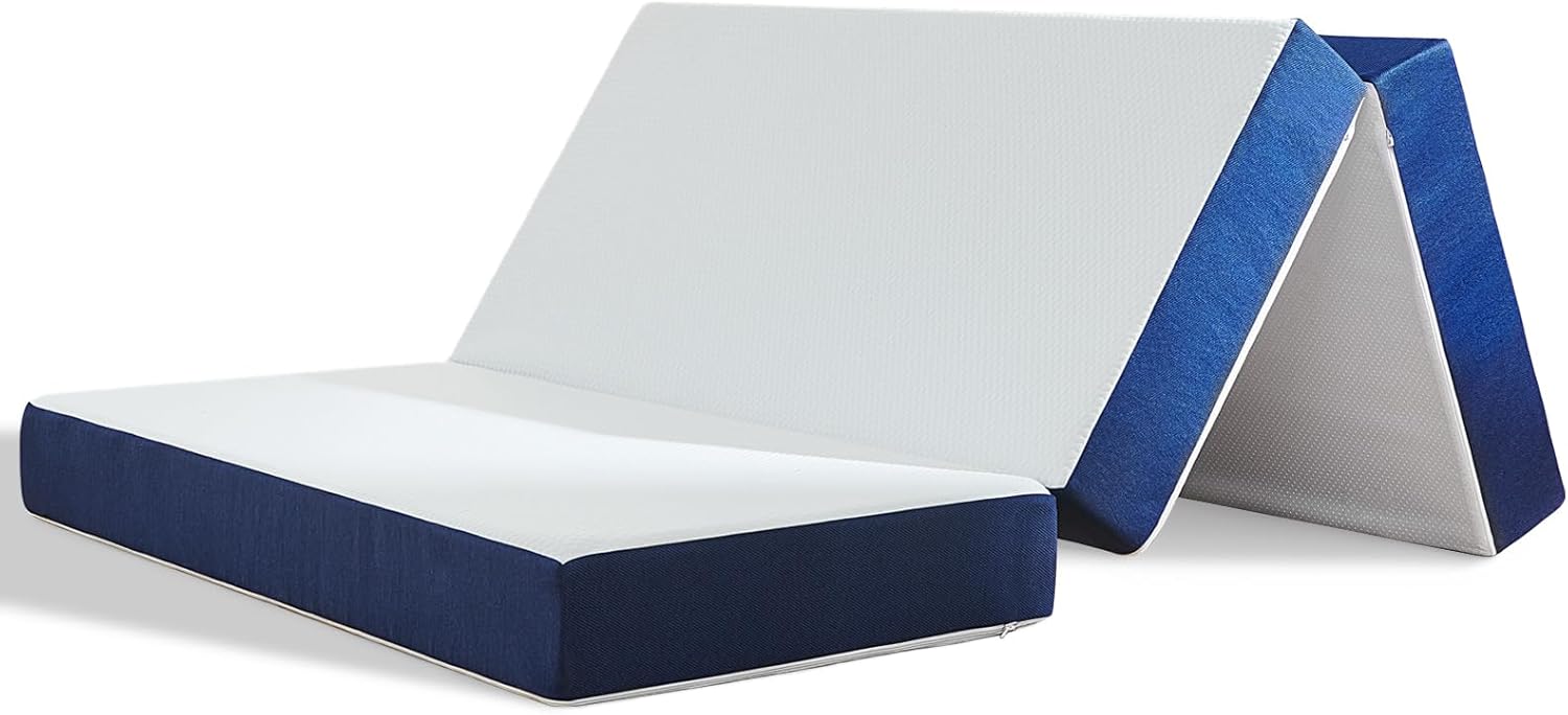 Molblly Folding Mattress Double,15 cm Foldable Mattress Double Size with Memory...