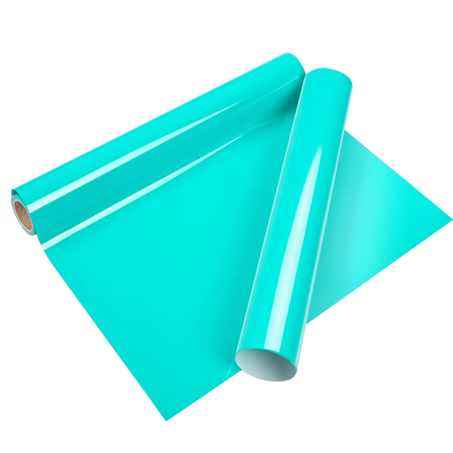 VINYL FROG Heat Transfer Vinyl Roll Bright Teal HTV Vinyl - 30.5x155cm Tiffany I...