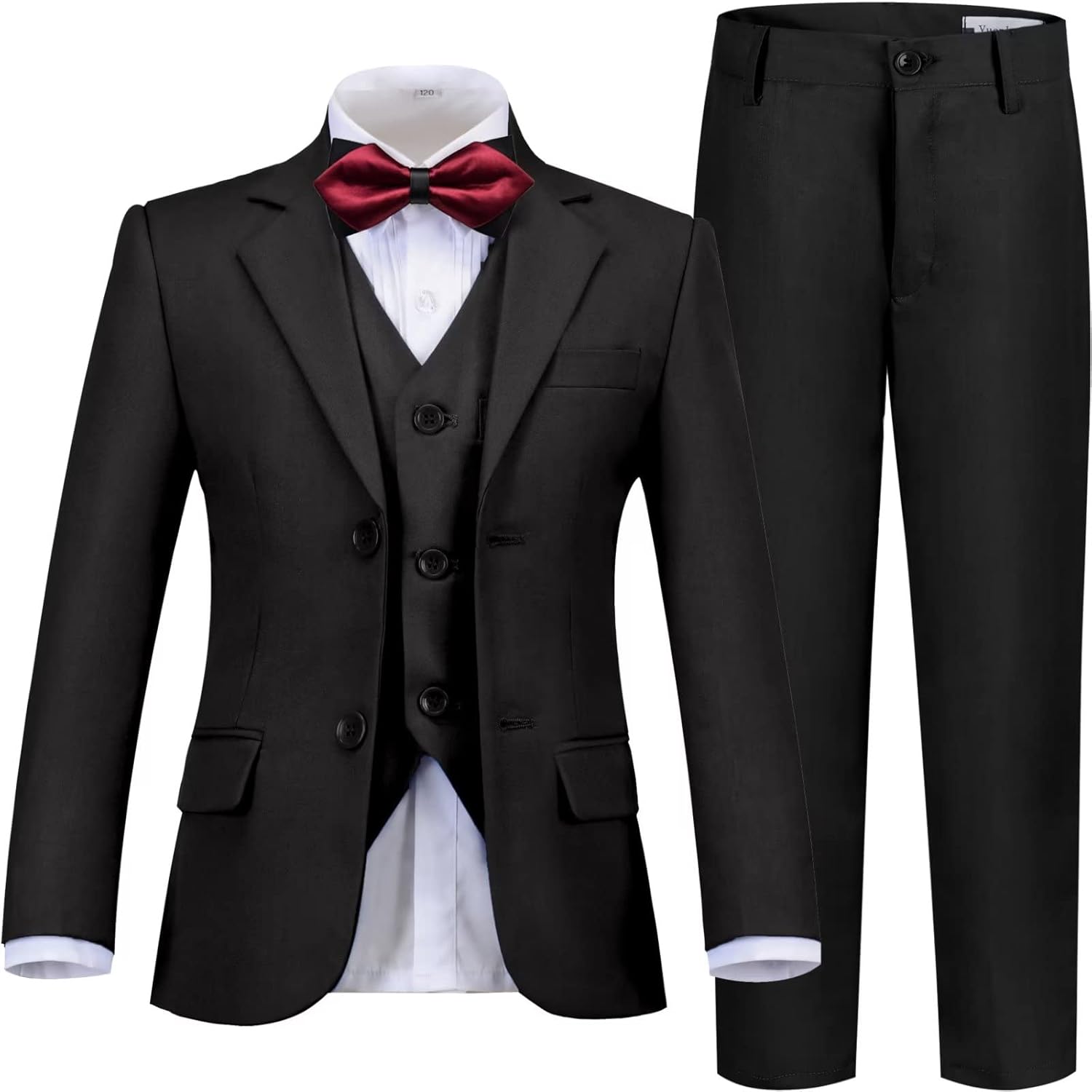 Boys Suits Slim Fit Toddler Tuxedo Suit Set for Teen Boys Communion Dress Clothe...
