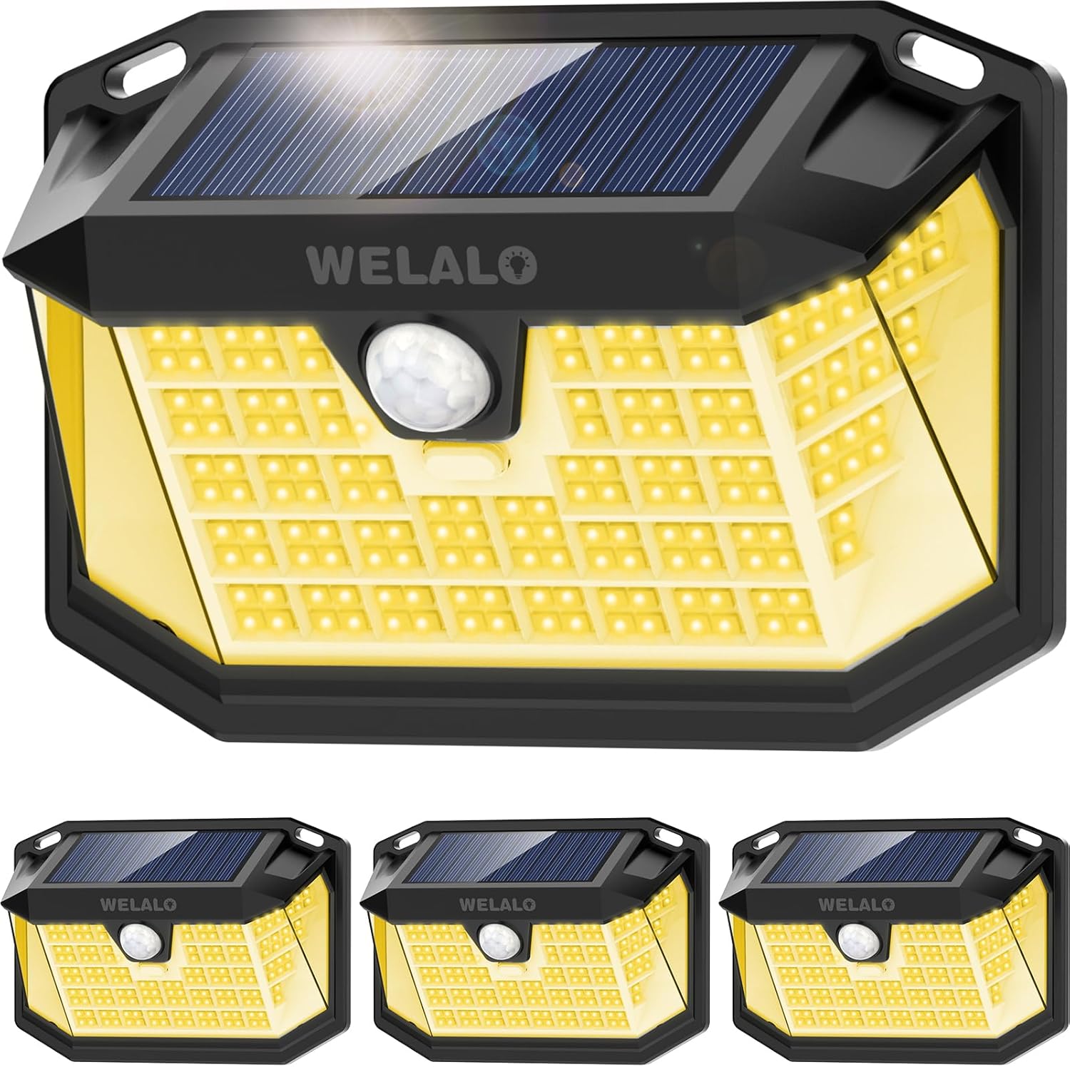 Solar Security Lights, 188 LED Solar Motion Sensor Lights, IP65 Waterproof Solar...