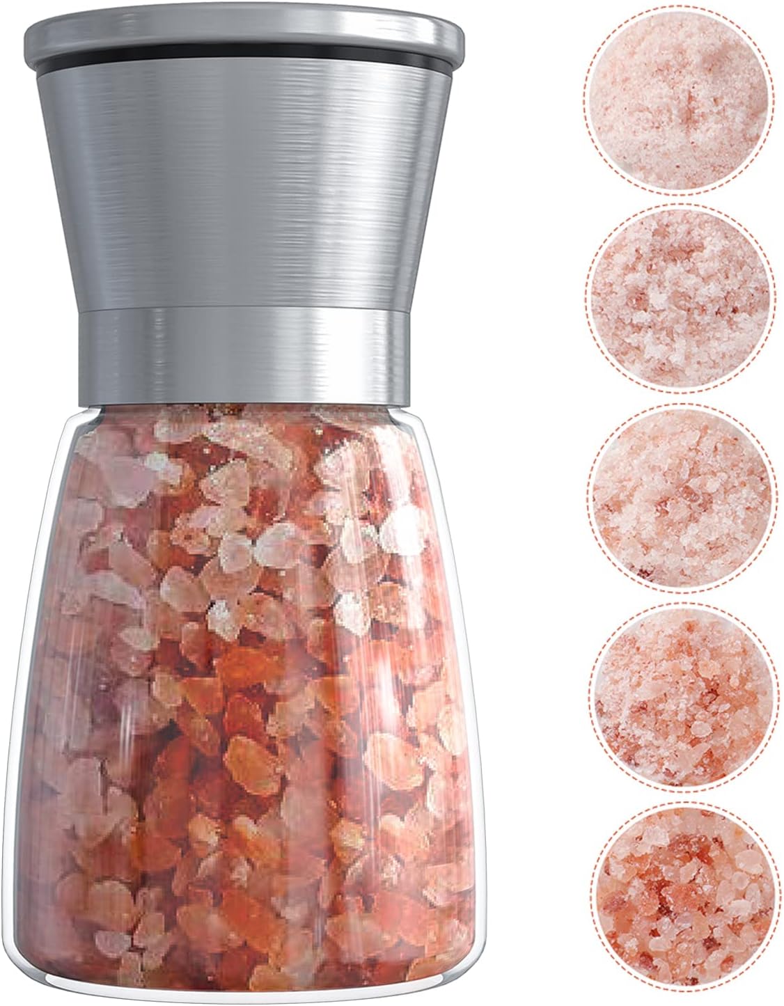 Original Stainless Steel Salt or Pepper Grinder, Special Spice Mill with Ceramic...