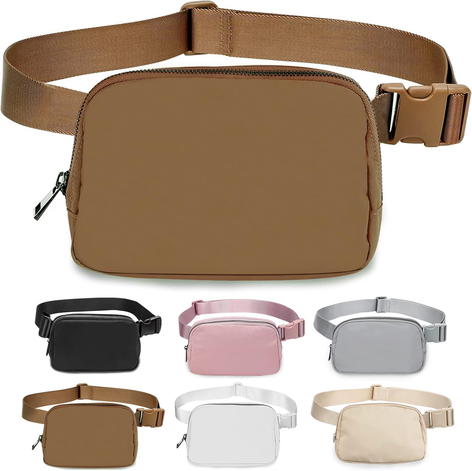 Belt Bag for Women, Unique Fanny Pack Dupes, Bomvabe Fashion Crossbody Lulu Wais...