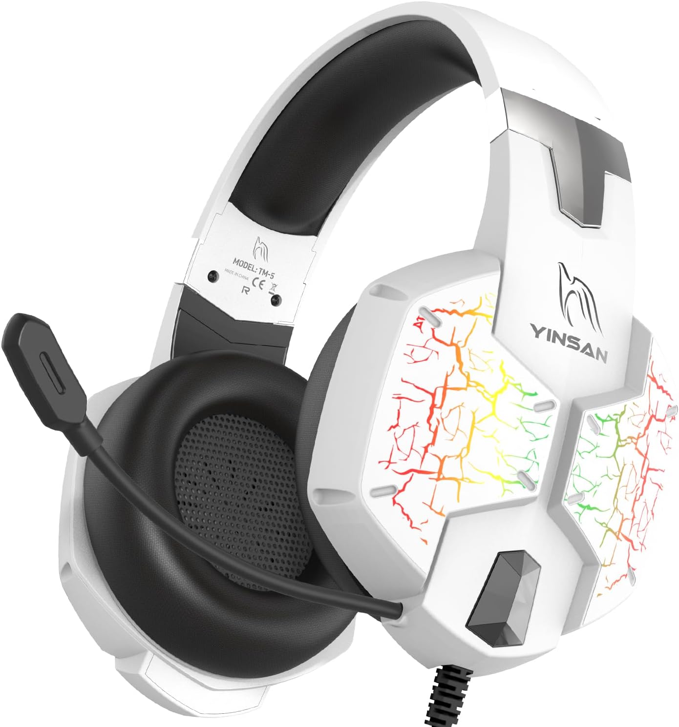 YINSAN Gaming Headset with Mic for PS4 PS5 Xbox Series X|S Nintendo Switch Xbox...