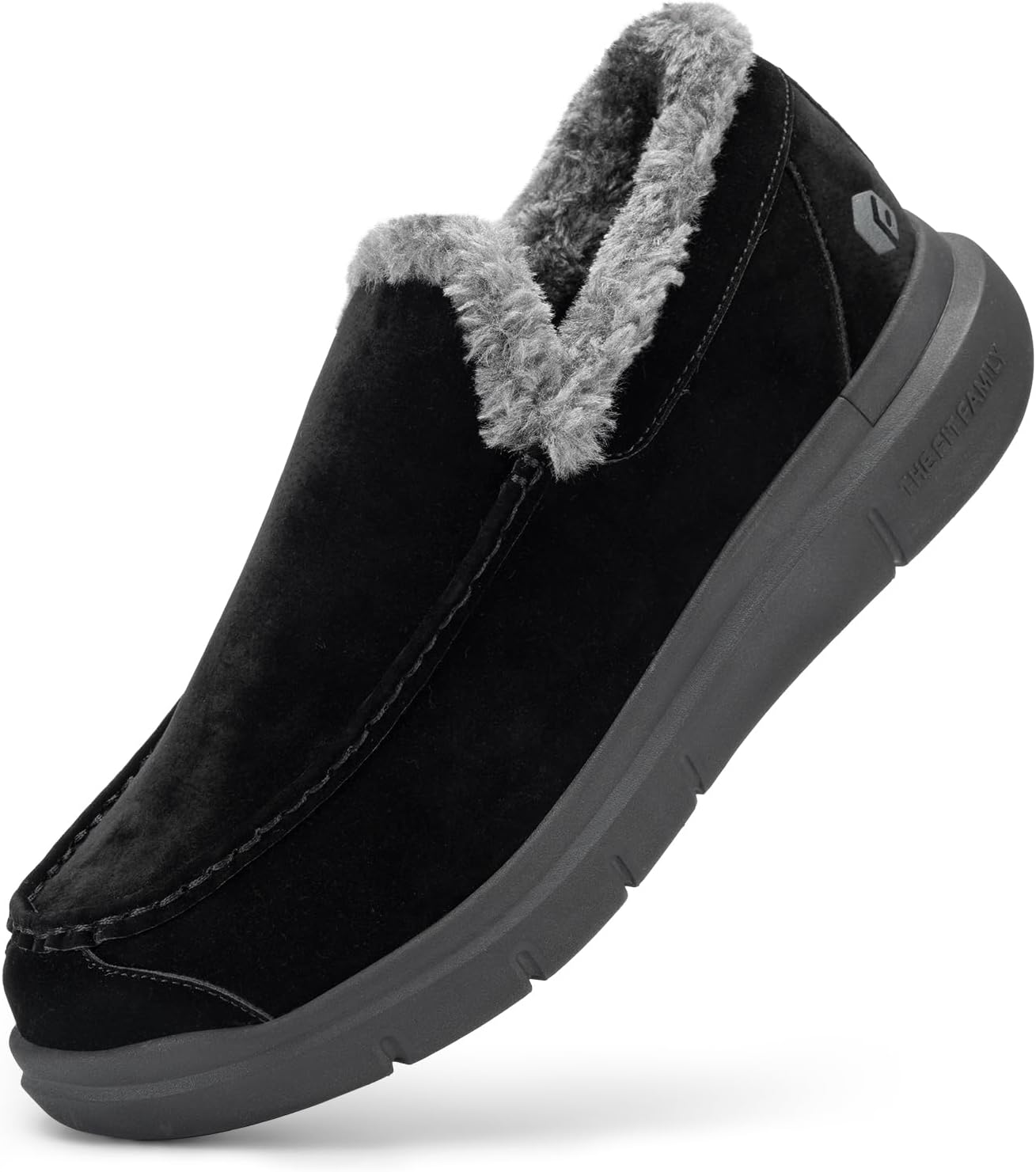 FitVille Extra Wide Men Slippers, Special Slip-on House Slippers, Innovative Non...