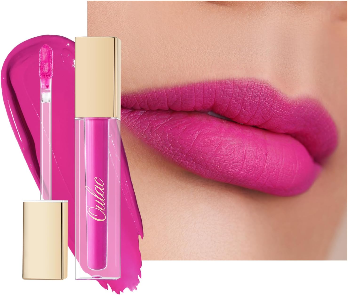 Oulac Kissproof Matte Liquid Pink Lipstick, Special Lip Stain Waterproof, Unique...