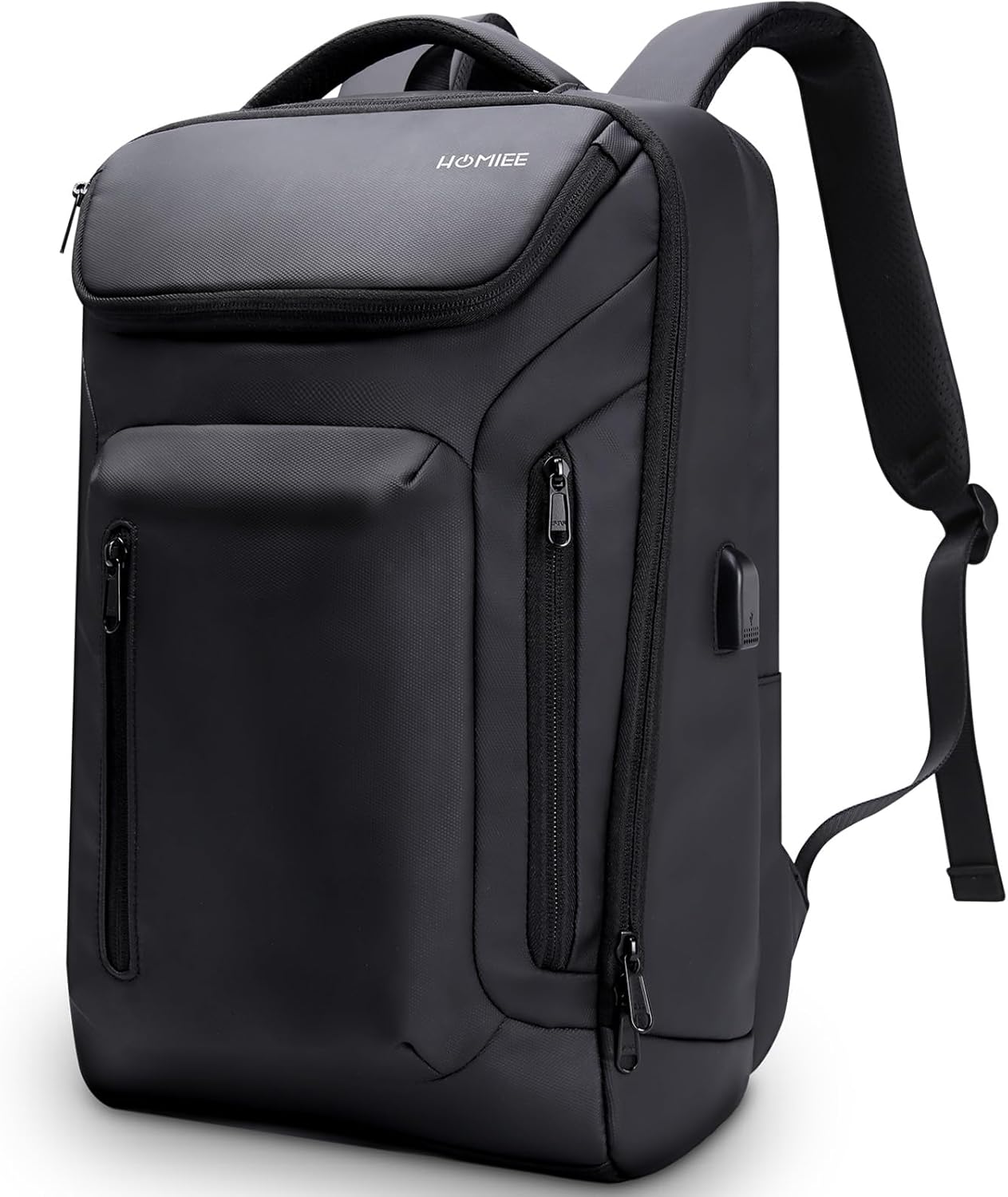 HOMIEE Business Smart Backpack, Waterproof 15.6 inch Laptop Backpack, Compact La...