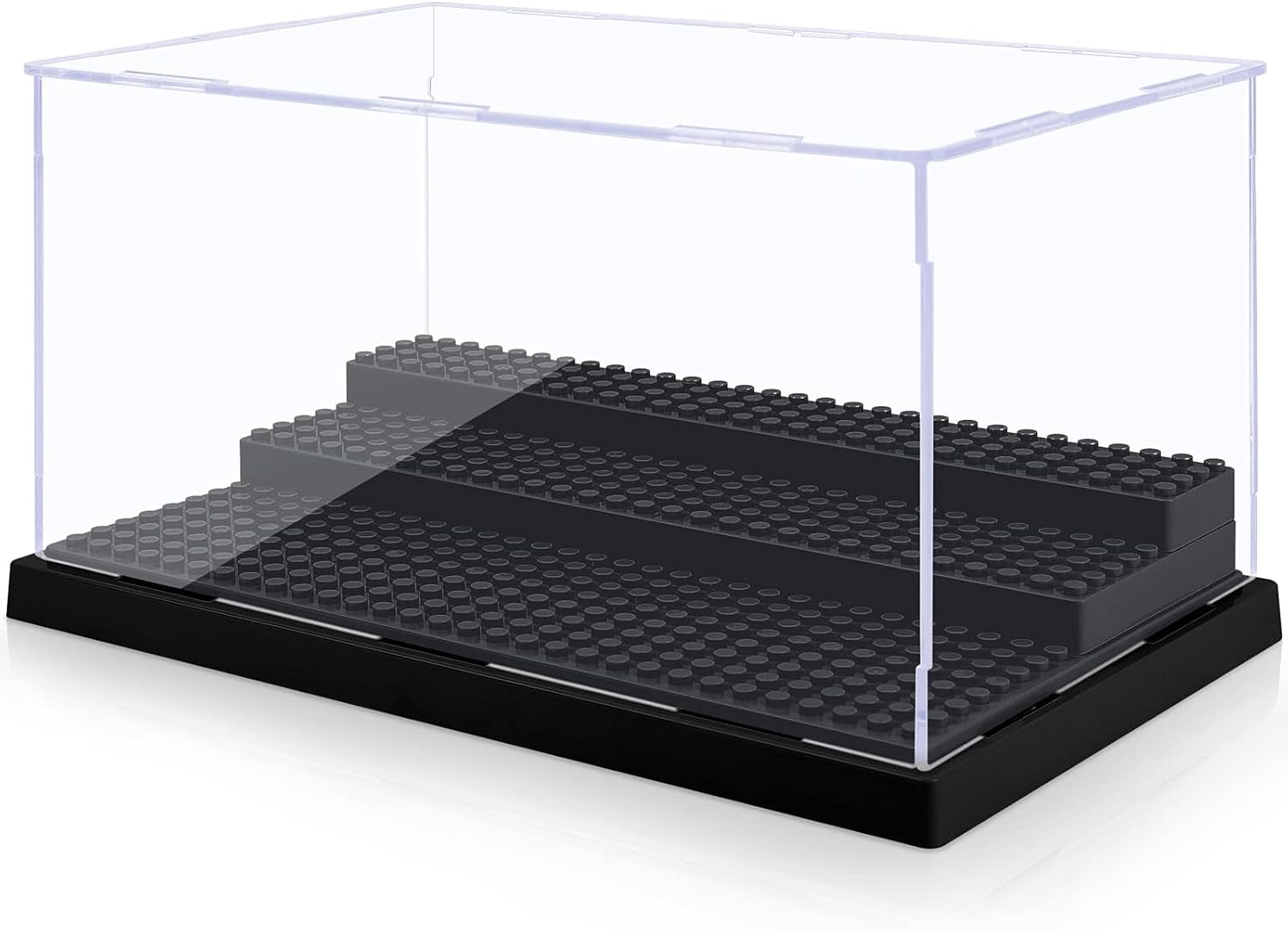 Mlikero Minifigure Display Case for Action Figures Blocks, Clear Dustproof Acryl...
