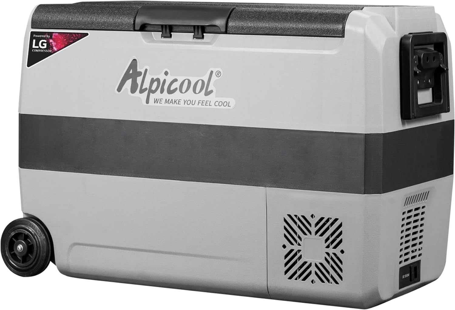 Alpicool LGT50 Dual Temperature Control 12 Volt Refrigerator 53 Quart Portable C...