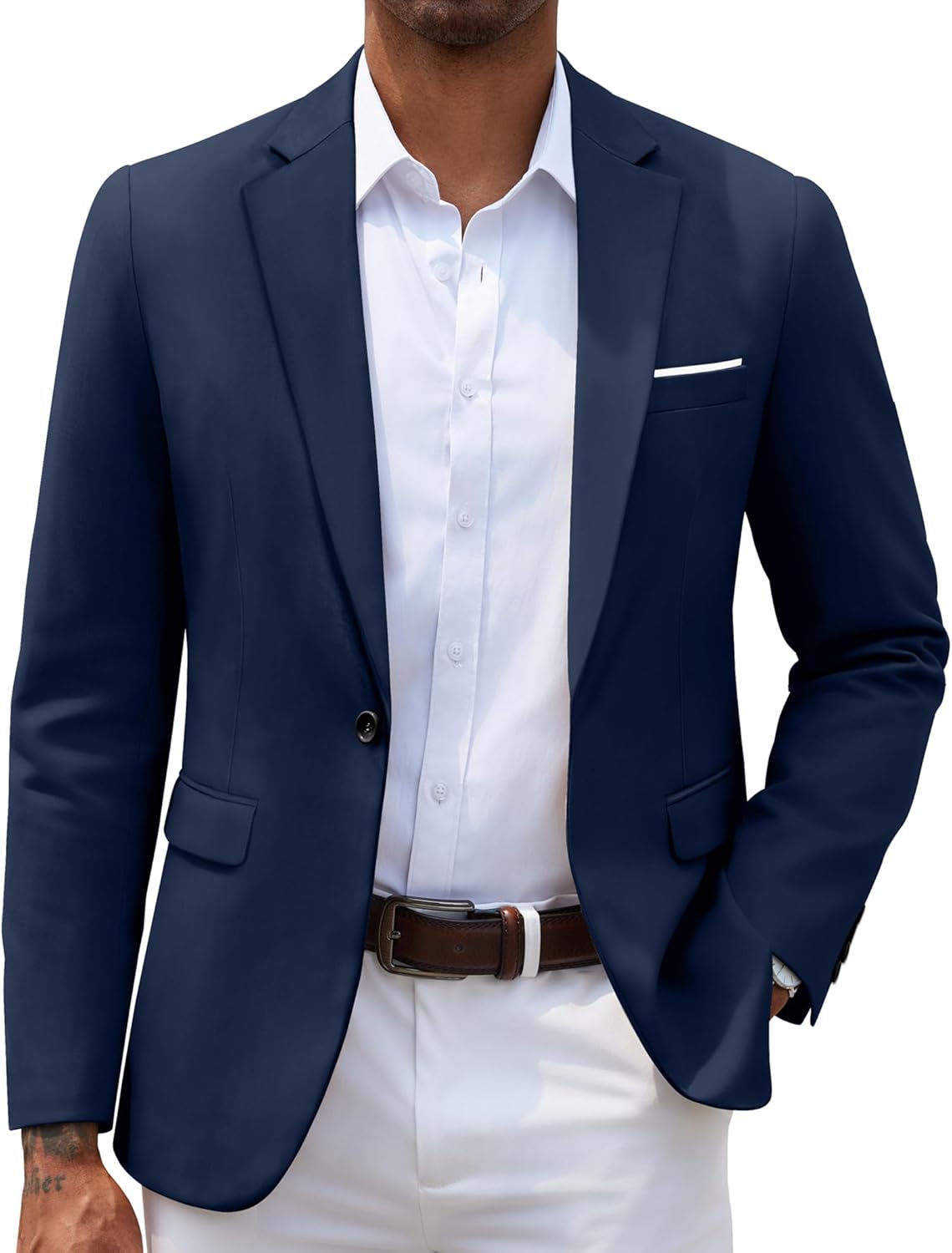 COOFANDY Men's Casual Blazers, Special Slim Fit Sport Coats, Lightweight Suit Ja...