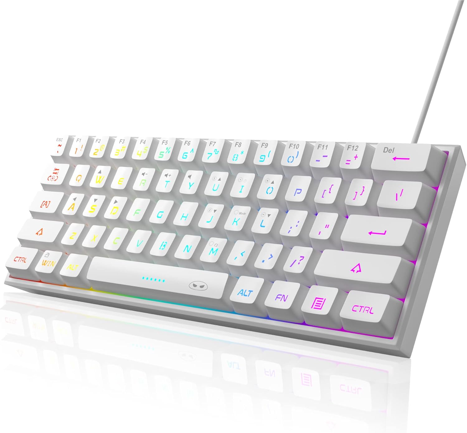 MageGee 60% Gaming Keyboard, Special Ultra-Compact Mini 61 Keys Keyboard, Innova...