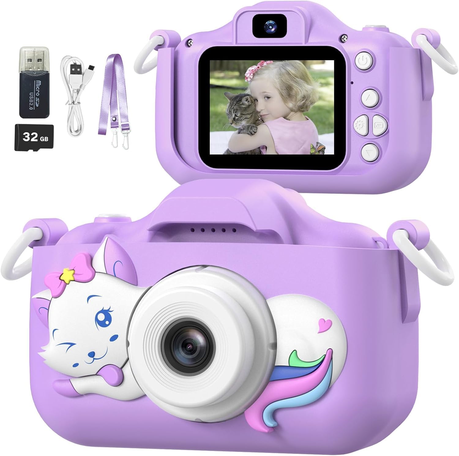 Mgaolo Kids Camera Toys for 3-12 Years Old Boys Girls Children,Portable Child Di...