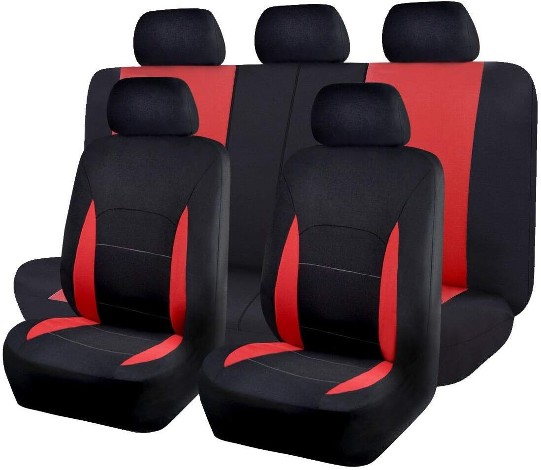 Flying Banner Car Seat Covers, Special Seat Protectors With Full Set Front Seats...