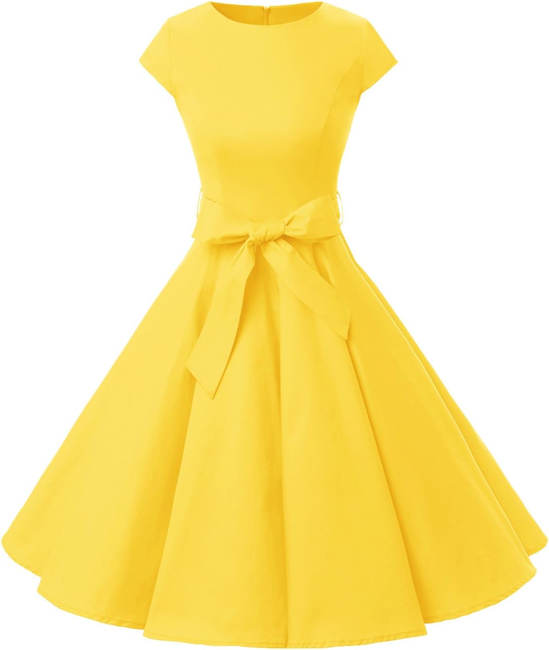 Dressystar Women Vintage 1950s Retro Rockabilly Prom Dress, Special Cap-Sleeve D...