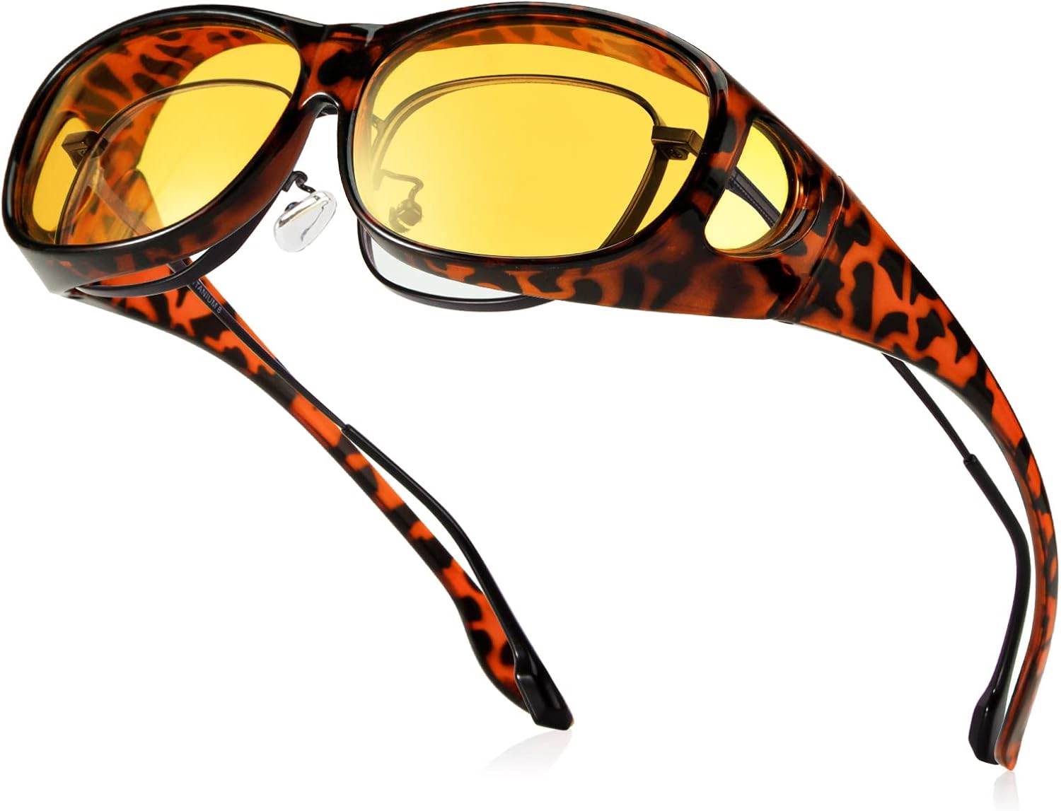 Bloomoak Polarized Night Driving Over Glasses/Fashion Oversized/Anti Glare for W...