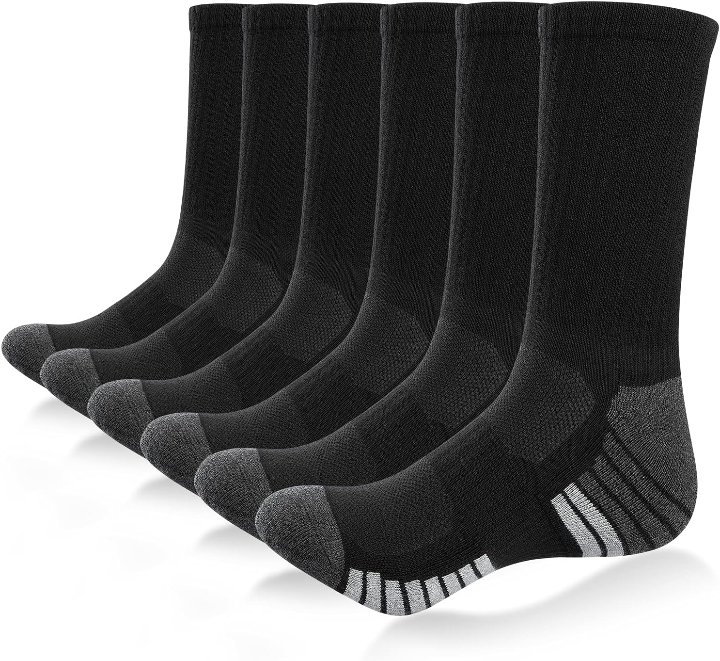 RUIXUE Mens Sports Socks, Special Athletic Cushion Walking Socks, Innovative Bre...