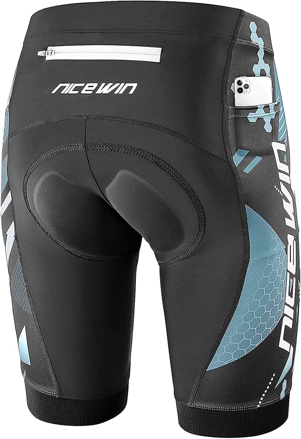 NICEWIN Men’s Cycling Shorts Motorcycle Bike Riding Tights 3D Padded Quick-Dry H...