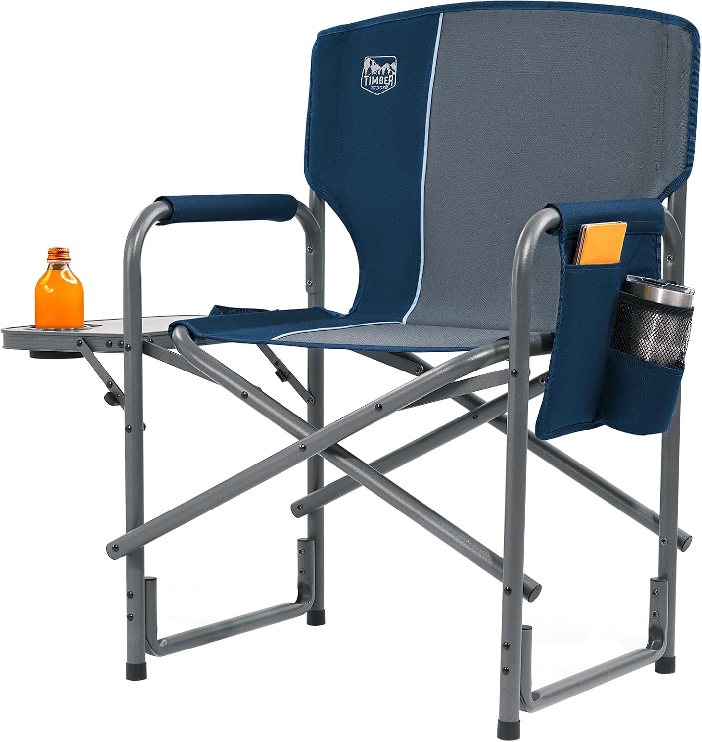 TIMBER RIDGE Lightweight Oversized Camping Chair, Special Portable Aluminum Dire...