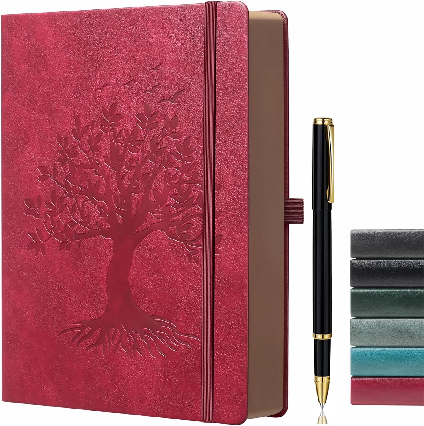 ZXHQ A5 360 Pages Lined Journal Notebooks with Pen, Journals for Women Men Writi...