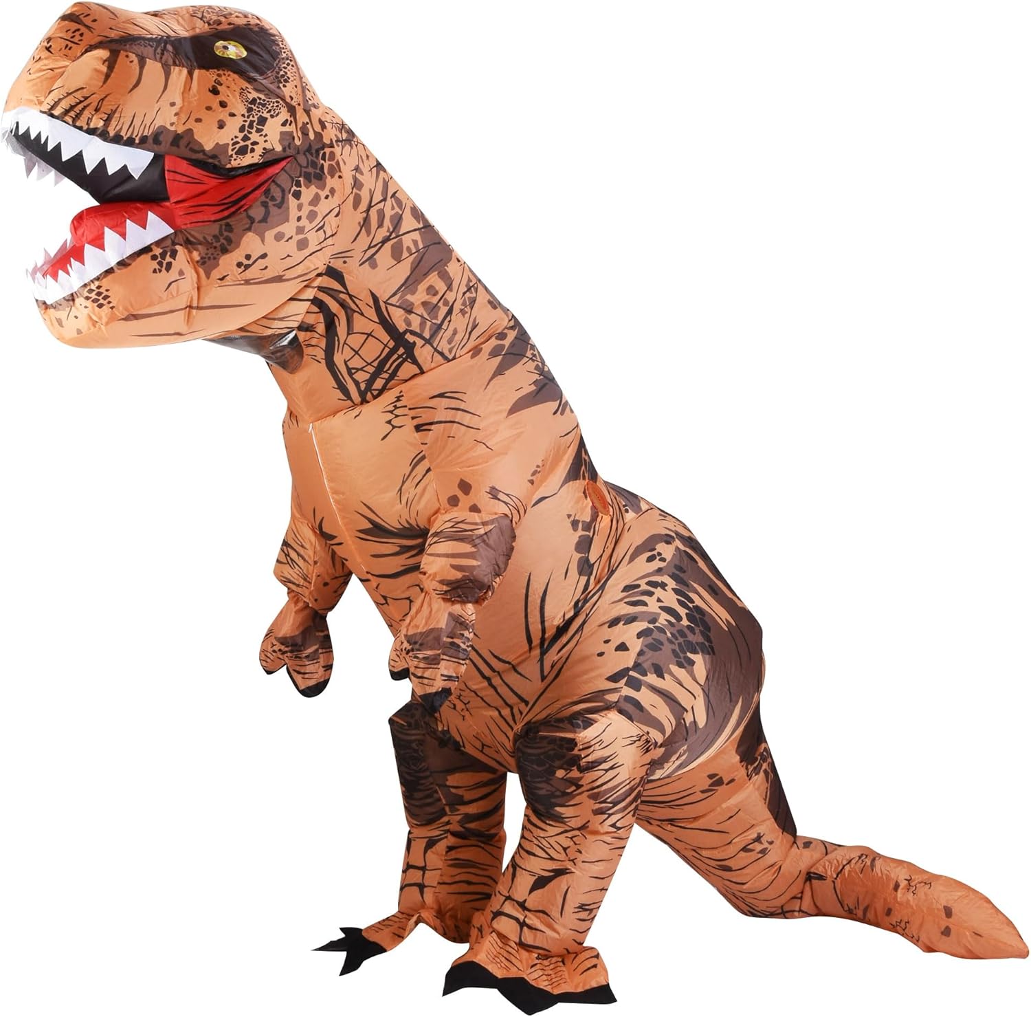 Lulu Home Halloween Dinosaur Costume T-Rex Inflatable Costume for Adult Brown T-...