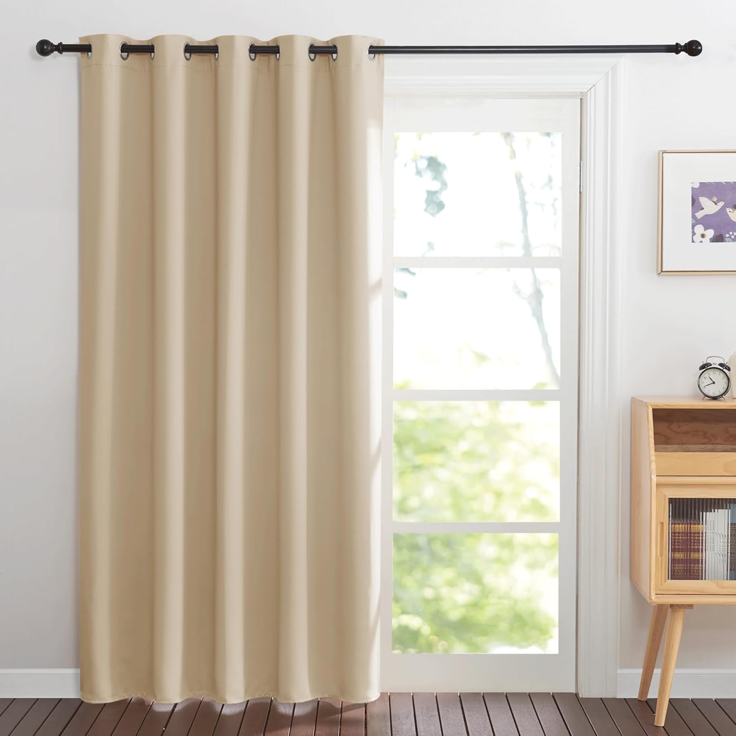 PONY DANCE Door Curtain, Special Blackout Curtain for Living Room, Innovative Th...