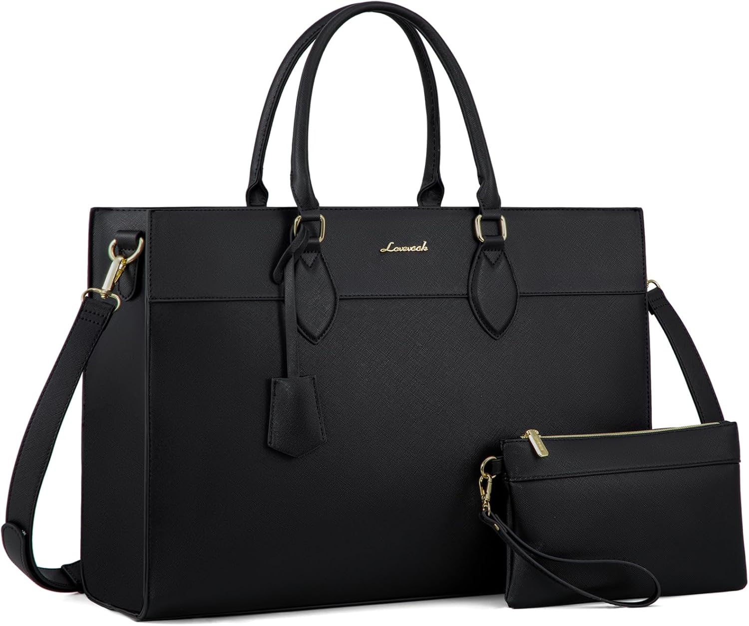 LOVEVOOK Laptop Bag for Women, 17.3 inch Laptop Tote Computer Briefcase for Work...