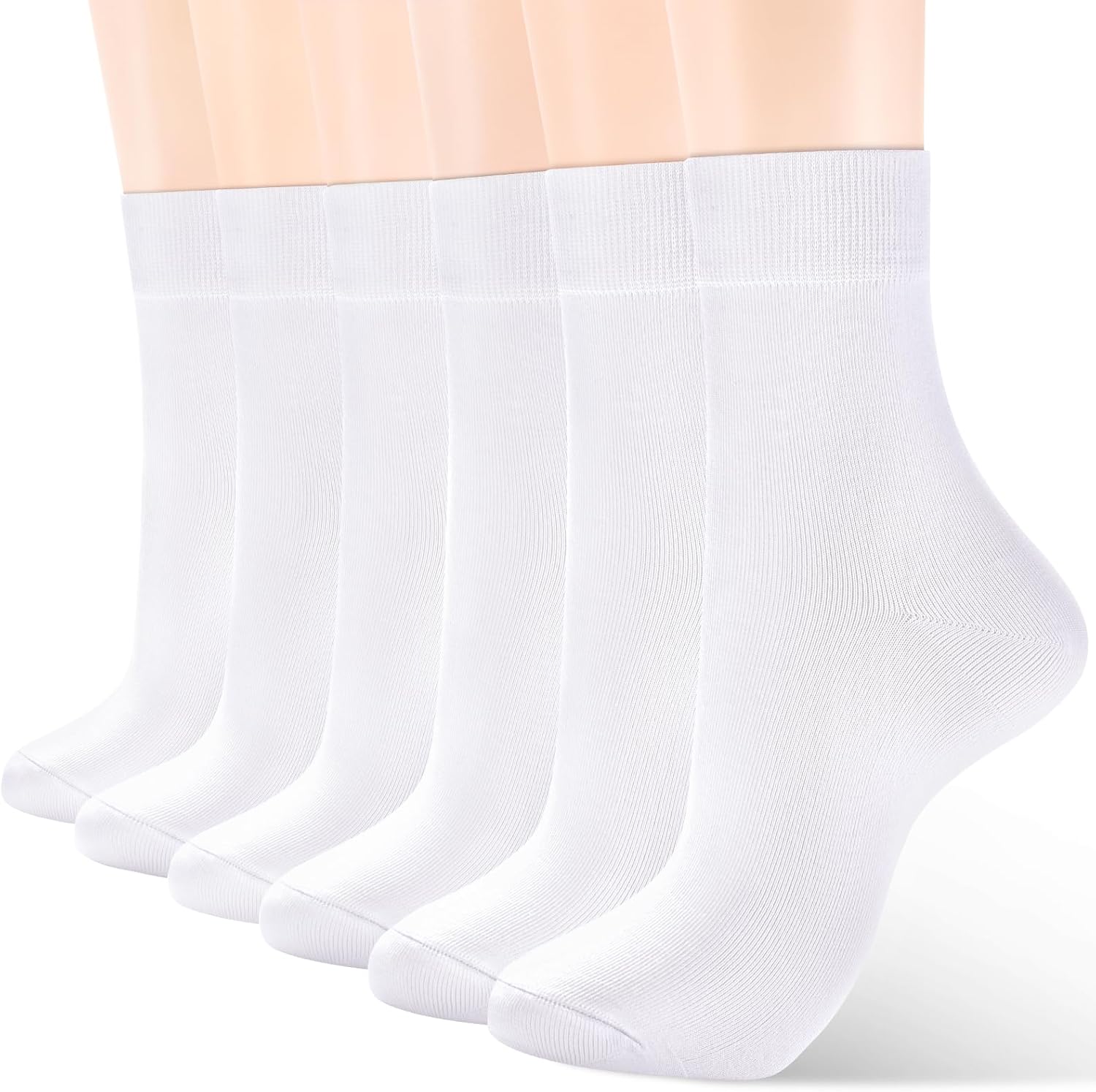 ATBITER Women's Thin Cotton Socks,Soft Cotton Bootie Socks Women Above Ankle Cre...