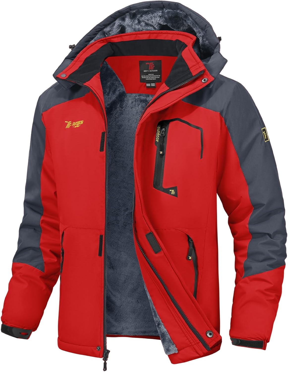 YSENTO Mens Waterproof Ski Jacket, Special Winter Jacket for Warmth, Innovative...