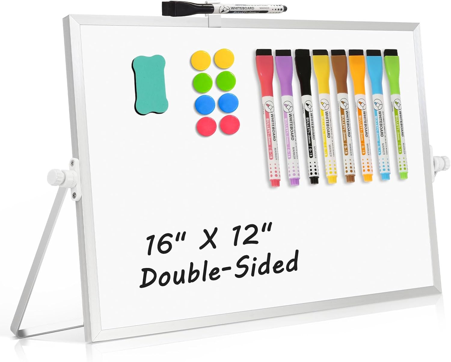 Dry Erase Magnetic White Board, Special 16" x 12"...