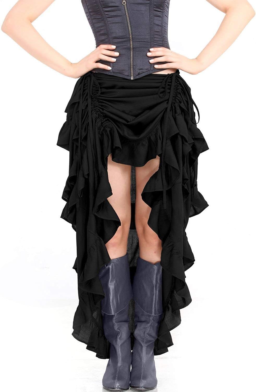 ThePirateDressing Steampunk Victorian Cosplay Costume Womens High-Low Show Girl...