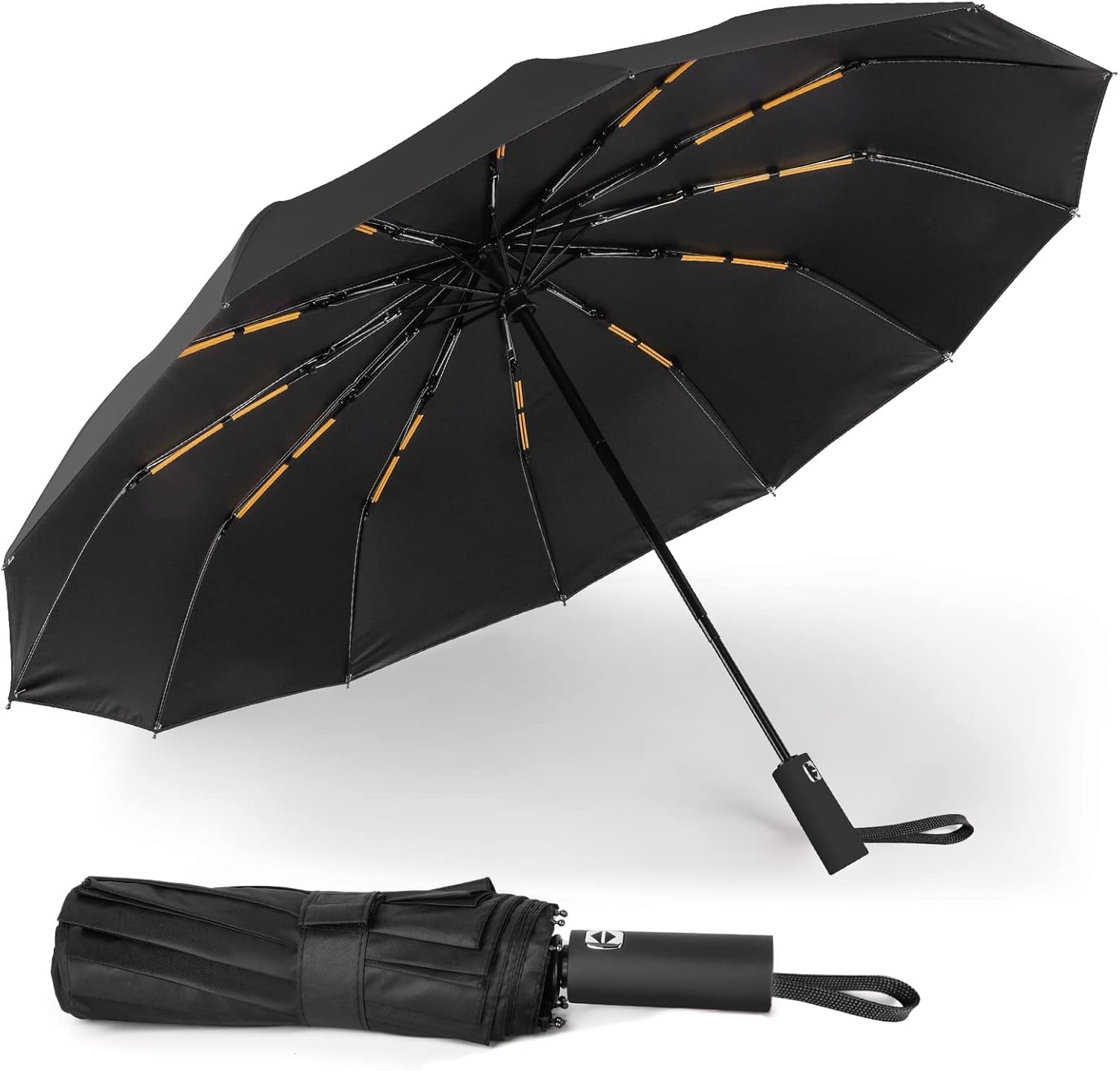 LAMA Folding Umbrella, Inverted Umbrella Windproof Strong, Auto Open/Close, Anti...