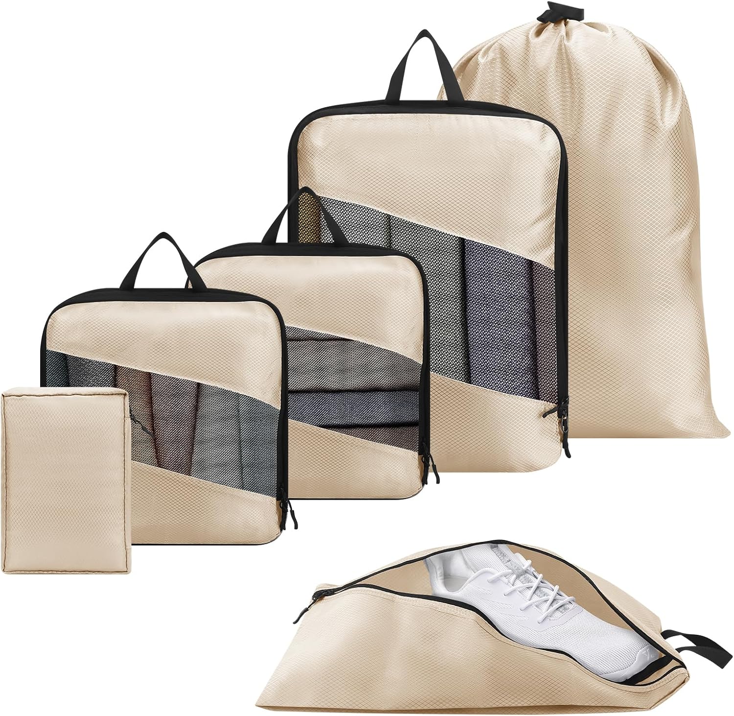 Packing Cubes for Suitcases Compression Ultralight Packing Cubes Compression Set...