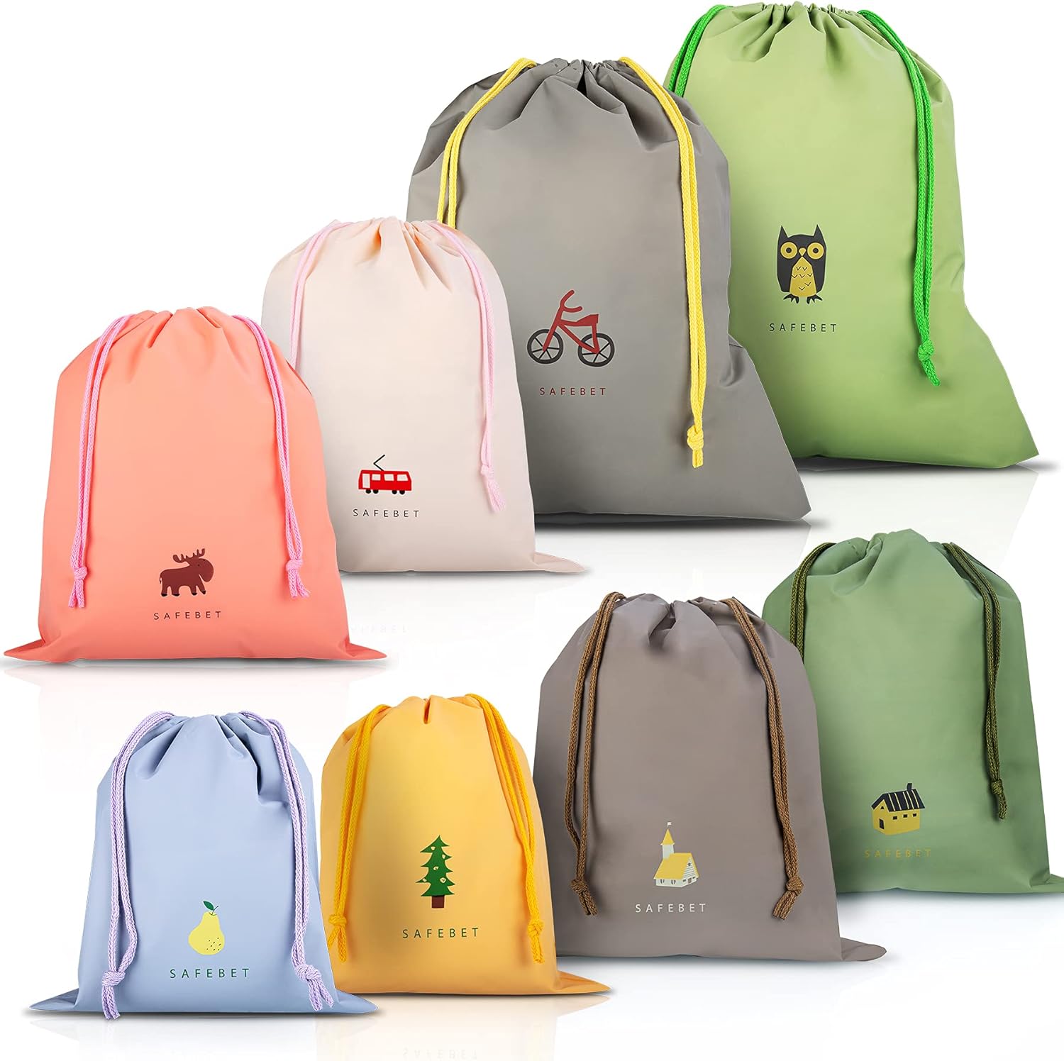 Coolzon Drawstring Bags, Special Waterproof Bags Drawstring Wash Bags, Innovativ...