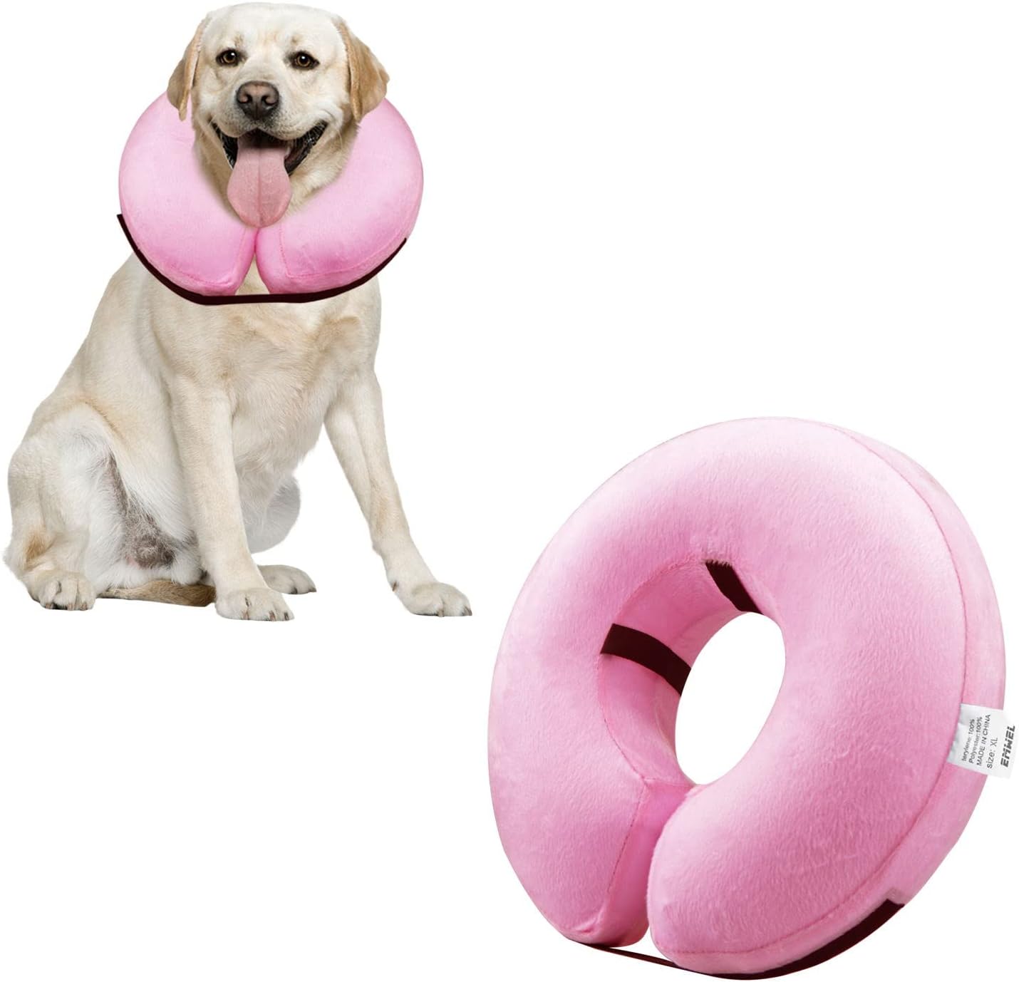 Emwel Pet Inflatable Collar, Special Pet Collar Cone for Recovery, Innovative In...