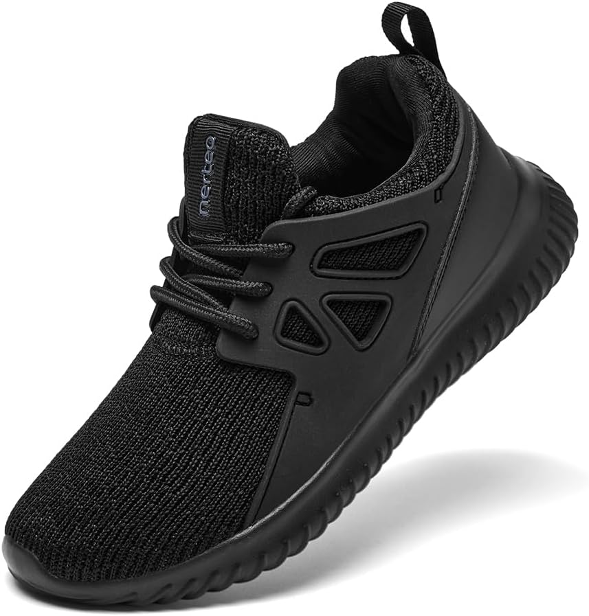 nerteo Girls Shoes Slip on Boys Kids Sneakers Lightweight Tennis Running Walking...