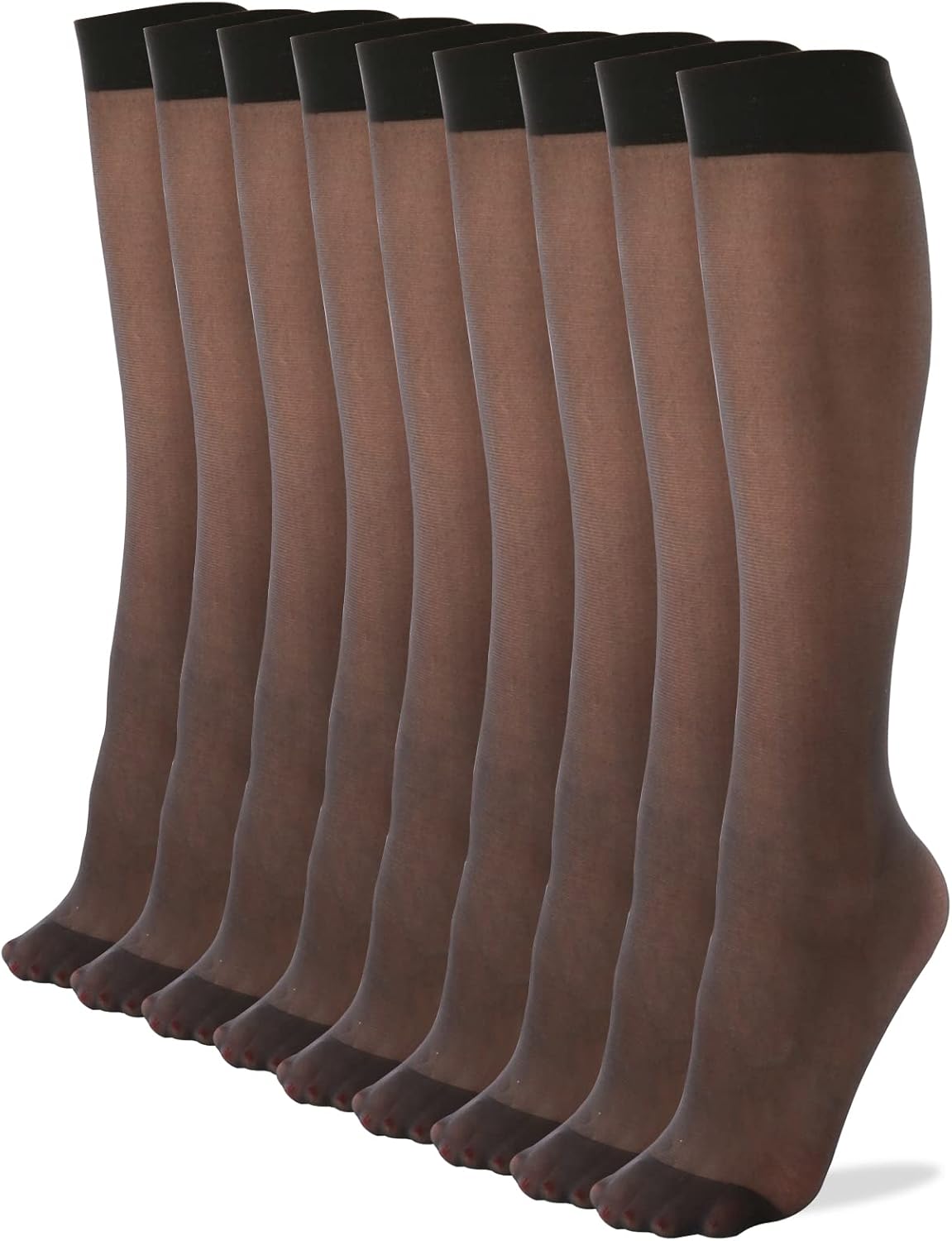 ZIHUA, Special Nylon Women Pop Socks, Innovative Knee High Socks with Reinforced...