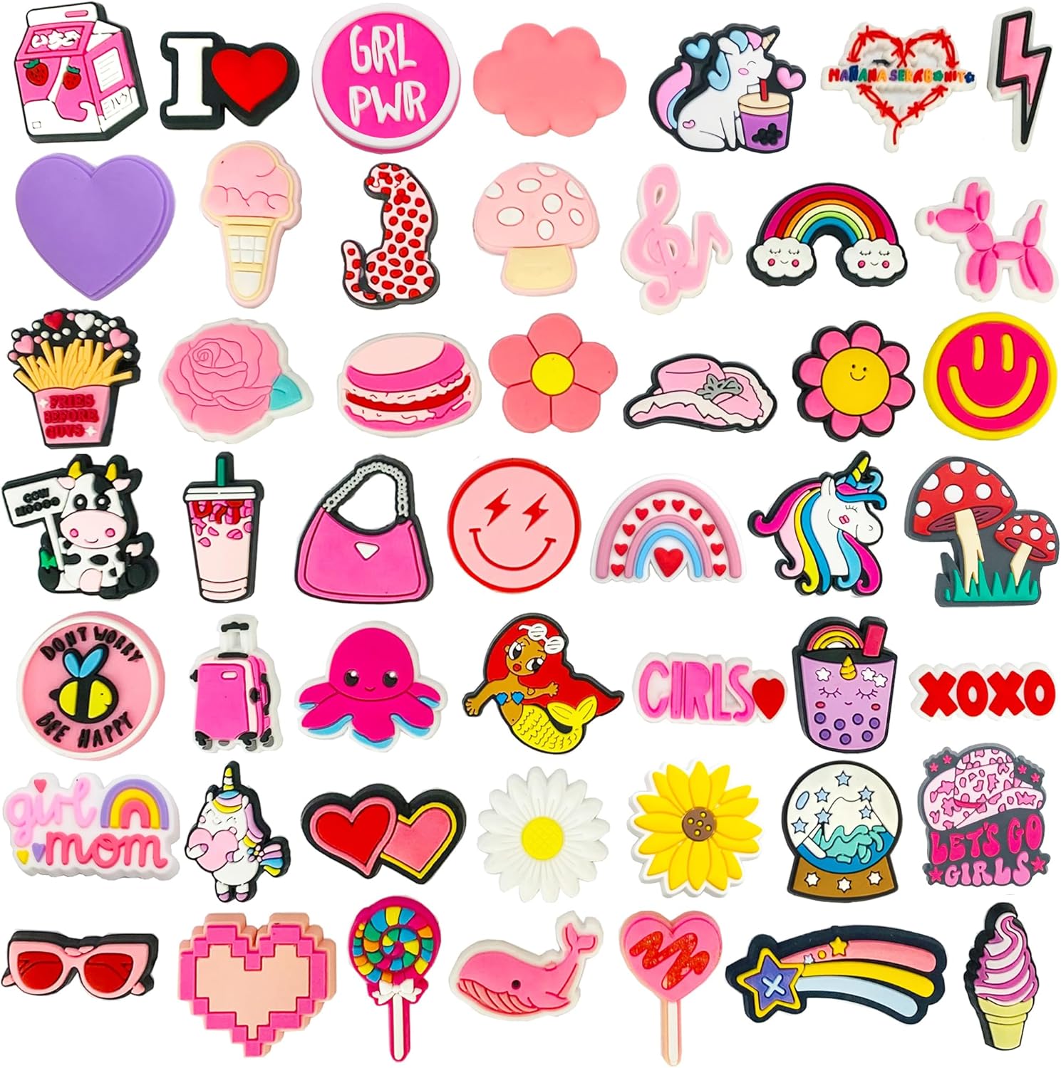 Kinearcharms, Special Different Shape Shoe Charms, Innovative Shoe Decorations f...