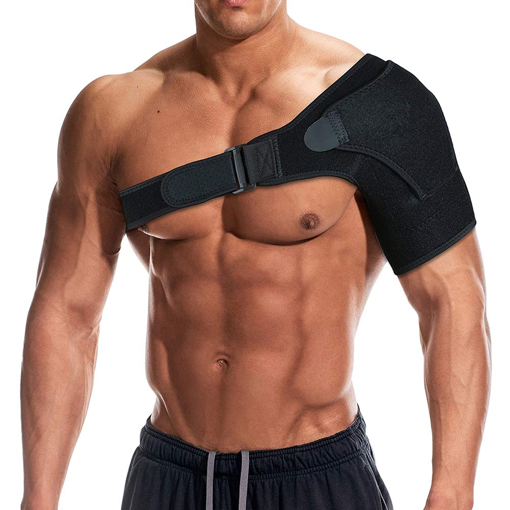 Shoulder Support Brace with Pressure Pad for Men Women, Adjustable Shoulder Supp...