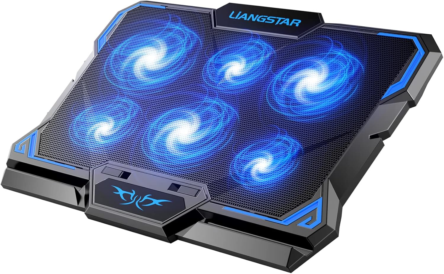 Laptop Cooling Pad, High-Quality Laptop Cooler with 6 Quiet LED Fans, Special La...