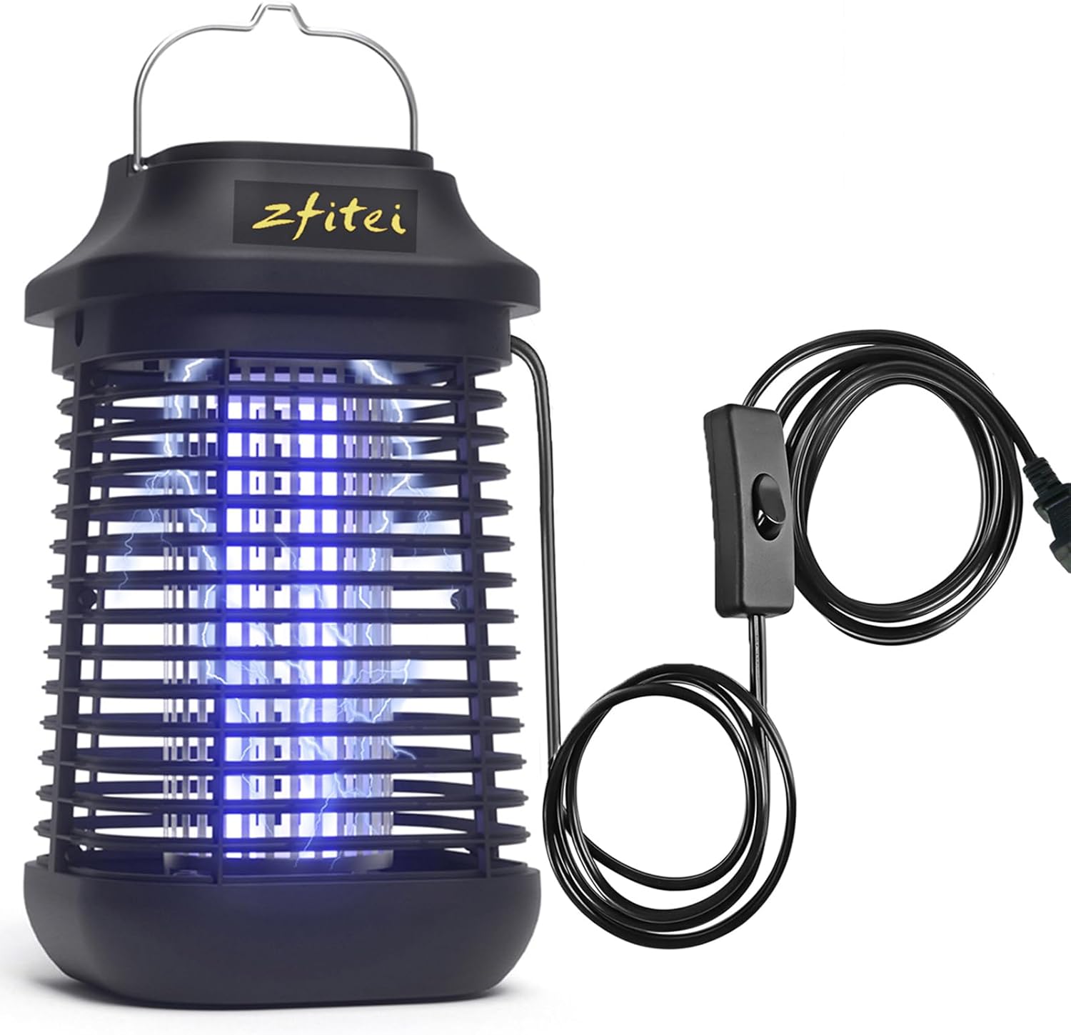 Fly Zapper 4200V for 0utdor and Indoor, 3-meter Power Cord with Switch, Waterpro...
