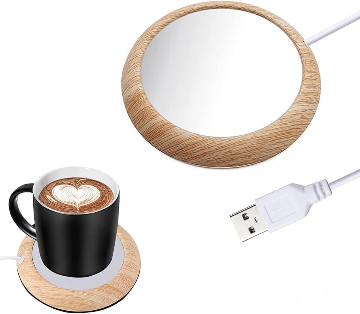MYMULIKE Coffee Mug Warmer, USB Mug Warmer for Desk- USB Charging, Easy to Use -...
