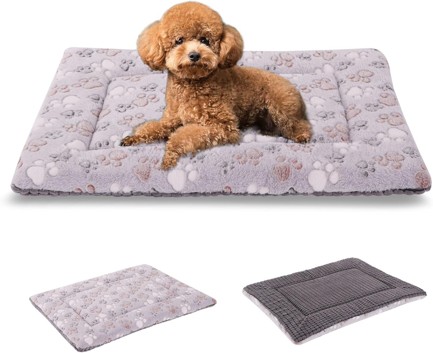BVAGSS Dog Bed Mat, Special Reversible Dog Crate Pad, Innovative Memory Foam Dog...
