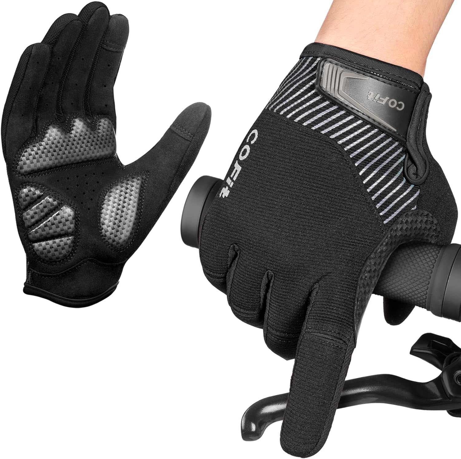 COFIT Anti-Slip Cycling Gloves, Special Touchscreen Breathable Gloves for Men an...