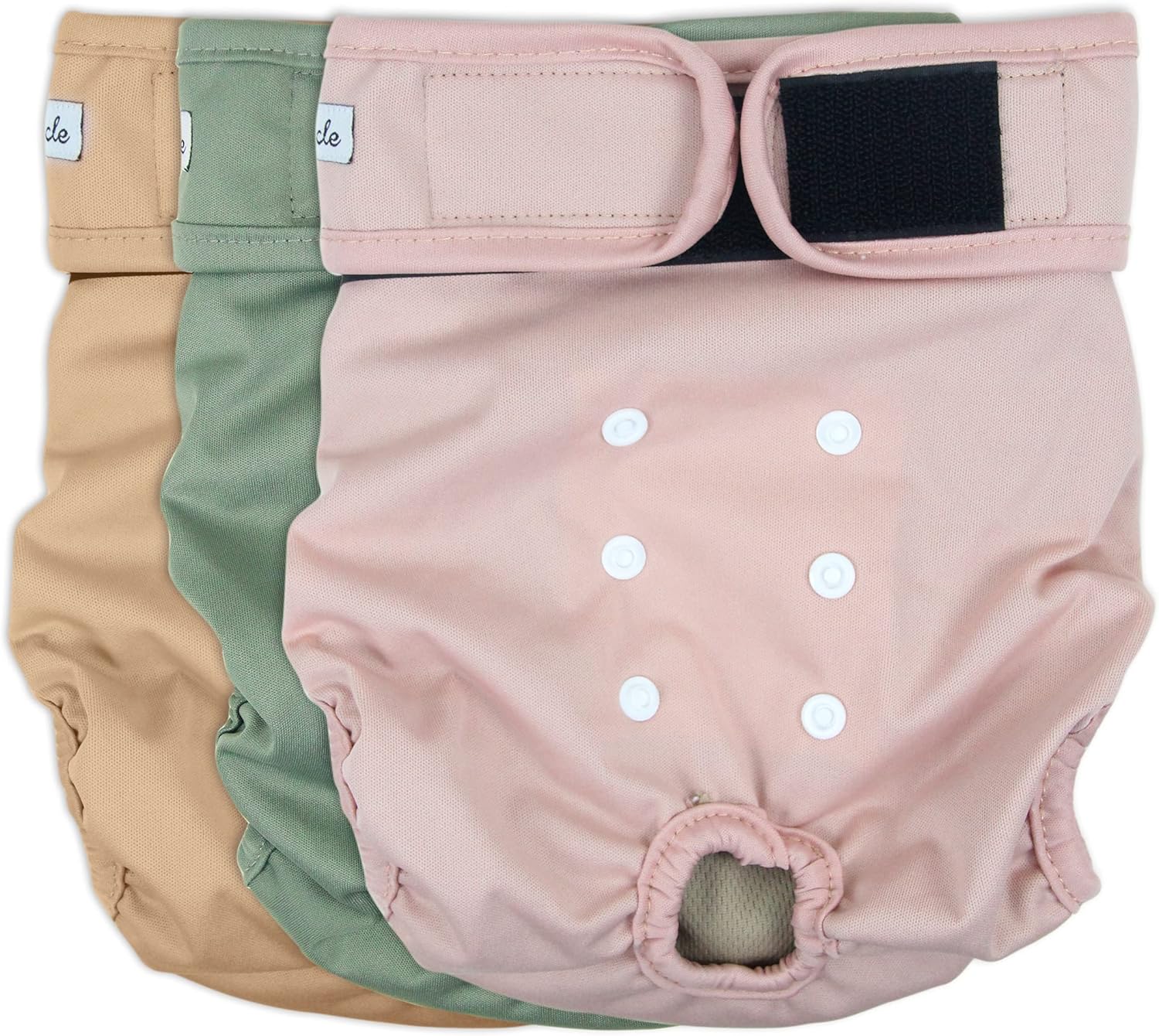 Washable Female Dog Diapers, Premium Reusable Diapers for Doggie in Heat, Highly...