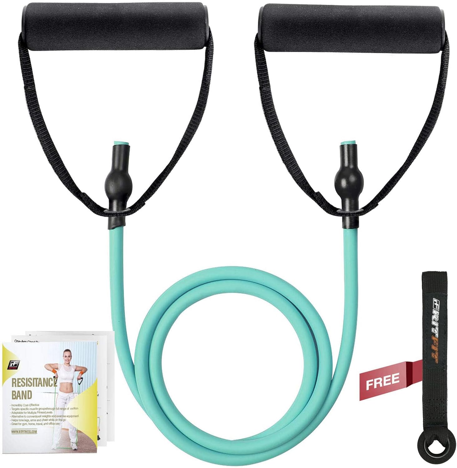 RitFit Resistance Exercise Band, Special Exercise Band with Comfortable Handles,...