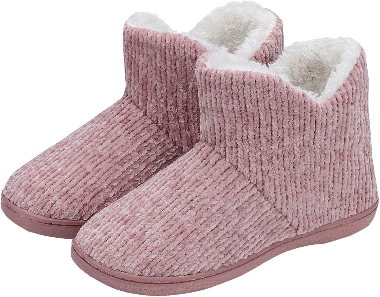 TUOBUQU Women Boot Slippers, Special Fluffy Plush Indoor Outdoor Winter Warm Boo...